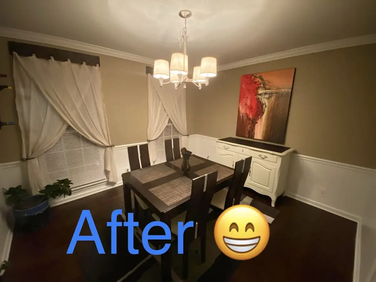 Professional dining room restoration after water damage in San Clemente